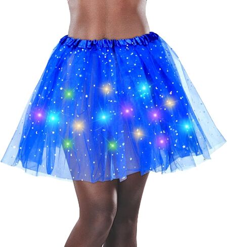 LED Tutu Skirt - Sparkly Layered Tulle Tutus for Women's Party Costume in Saudi Arabia