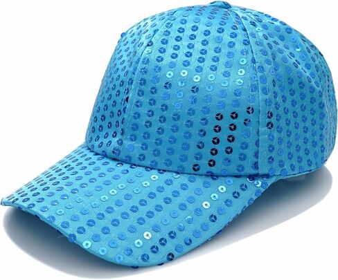 Sequins Baseball Cap Glitter Hat for Boy Girls Shiny Hip Hop Hat in Kuwait