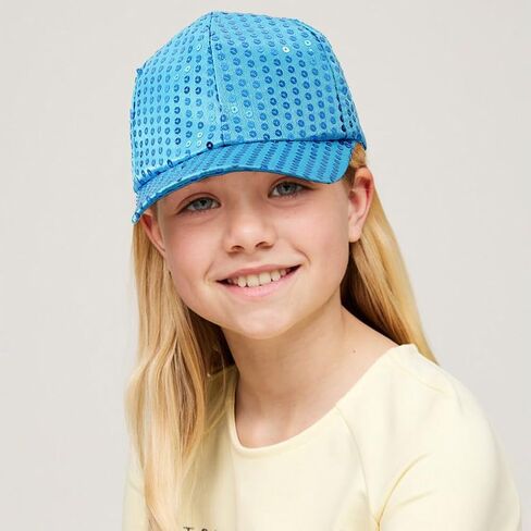 Sequins Baseball Cap Glitter Hat for Boy Girls Shiny Hip Hop Hat in Kuwait