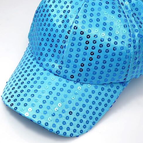 Sequins Baseball Cap Glitter Hat for Boy Girls Shiny Hip Hop Hat in Kuwait