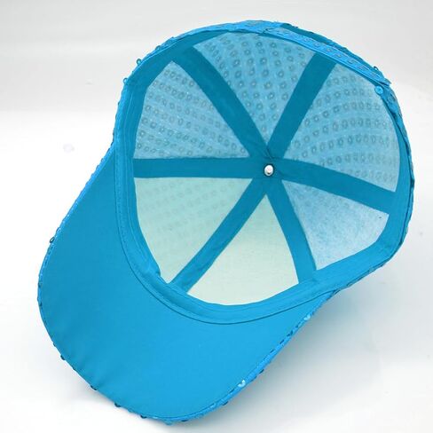 Sequins Baseball Cap Glitter Hat for Boy Girls Shiny Hip Hop Hat in Kuwait