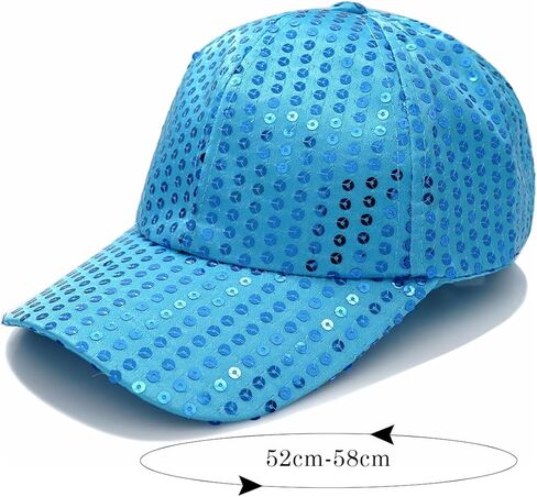Sequins Baseball Cap Glitter Hat for Boy Girls Shiny Hip Hop Hat in Kuwait