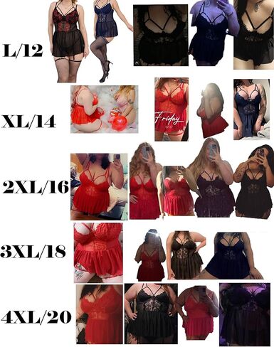 Plus Size Lingerie For Curvy Women Ruffle Lingerie Set Sexy Lace Lingerie Set Garter Belt With Stockings in Kuwait