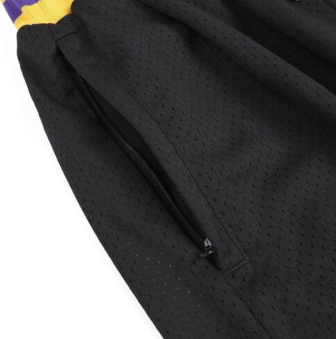 Pullonsy Basketball Athletic Mesh Shorts with Zip Pockets for Men, Running Workout Gym Sports 7 Inche Inseam in Kuwait