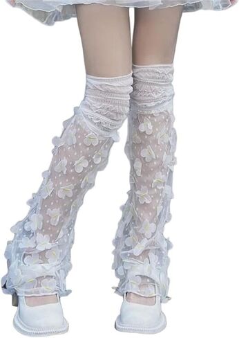 Sup-Coente Cute Leg Warmers for Women Y2k Alt Scene Goth Fashionable in Saudi Arabia
