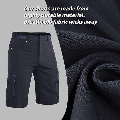Ally Mens Mountain Bike Shorts 4D Padded Baggy Bicycle Cycling Biking Bike Shorts Lightweight Loose-fit in Saudi Arabia