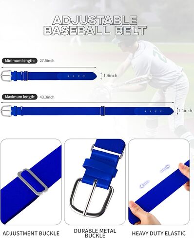 جوارب البيسبول البالغة للشباب والأحزمة مجموعة الجوارب الكوتة للبيسبول الحزام القابل للتعديل للشباب البالغين in Kuwait