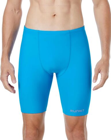 Runhit Men's Swim Jammers Competitive Swim Racing Team Swimsuit Quick Dry Athletic Swimming Shorts UPF 50+ in Saudi Arabia