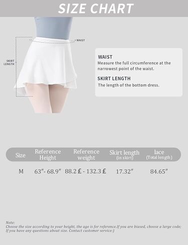 Dance Skirts for Women, Chiffon Gymnastics Ballet Wrap Skirt with Elastic Ties in Saudi Arabia
