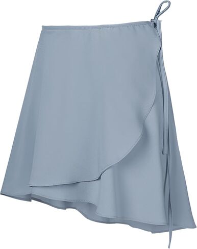 Dance Skirts for Women, Chiffon Gymnastics Ballet Wrap Skirt with Elastic Ties in Saudi Arabia