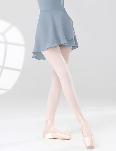 Dance Skirts for Women, Chiffon Gymnastics Ballet Wrap Skirt with Elastic Ties in Saudi Arabia