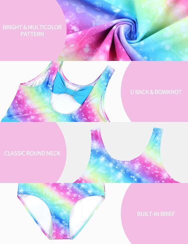 beautyin Girls Gymnastics Leotards Unitards Ballet Dance Dress Tumbling Outfits in Kuwait