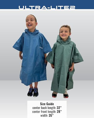 FROGG TOGGS Ultra-lite2 Waterproof, Breathable Rain Poncho, Adult and Youth Sizes in Saudi Arabia