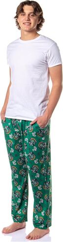 Harry Potter Hogwarts House Crest Pjs Men's في جميع أنحاء سراويل Pajama المطبوعة - Gryffindor Slytherin Hufflepuff Ravenclaw in Kuwait