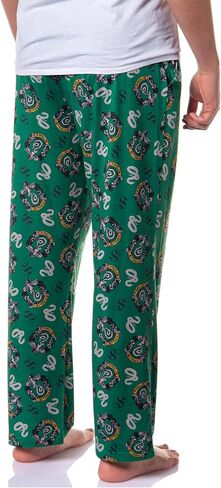 Harry Potter Hogwarts House Crest Pjs Men's في جميع أنحاء سراويل Pajama المطبوعة - Gryffindor Slytherin Hufflepuff Ravenclaw in Kuwait