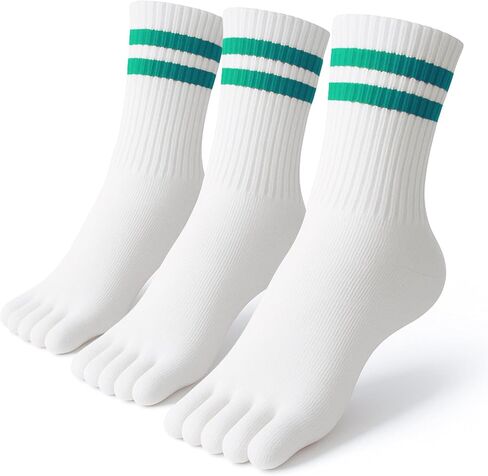 Toe Socks Crew Men and Women Athletic Running Premium Cotton Five Finger Socks Barefoot Socks Quarter in Saudi Arabia