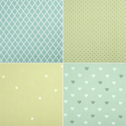 7 Pcs Fat Quarters Fabric Bundles Quilting Fabric Bundle Patchwork for Sewing Quilting and Crafting (Blue) in Kuwait