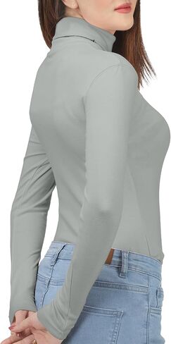NY Threads 3 Pack Womens Turtleneck قميص طويل الأكمام in Kuwait