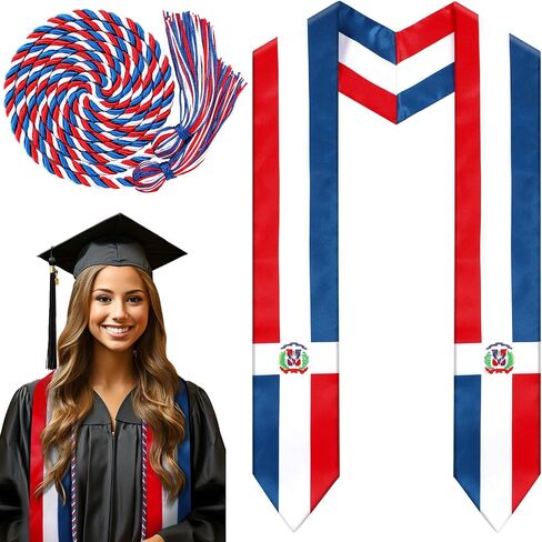 جاجلي تخرج العلم جاجلي سرق فئة Sash Honor Cords لعام 2025 جيل الأول سرق للطالب الدولي in Kuwait
