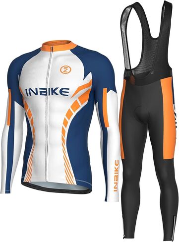 inbike Cycling Jersey Men Set shorts pib shet set trendable bike charts Quick Bib Bib Bicycle Jersey Biking Set in Kuwait