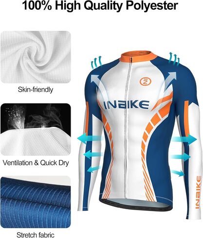 inbike Cycling Jersey Men Set shorts pib shet set trendable bike charts Quick Bib Bib Bicycle Jersey Biking Set in Kuwait