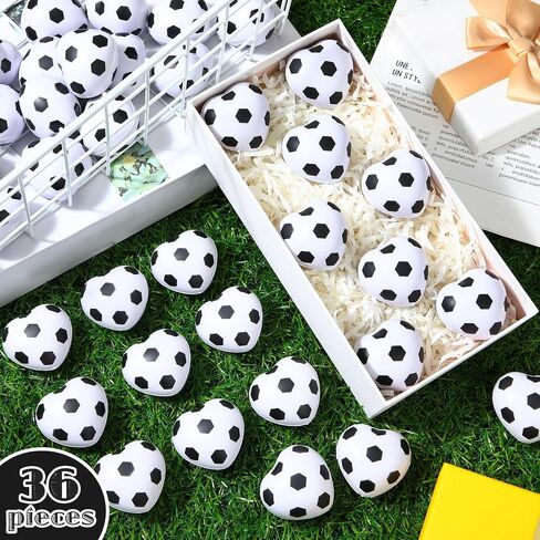 Poen 36 Pcs End of Year Gifts for Students Sports Heart Stress Balls End of Year Balls Gifts Relief Toys for Kids School Classroom(Basketball) in Kuwait