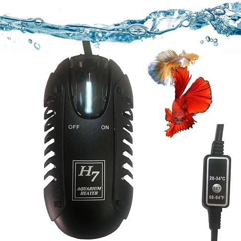 Aquarium Heater 100W/300W/500W Fish Tank Heater Submersible Auto Thermostat Turtle Tank Heater 10-90 Gallon with Protective Sleeve and 3 Suckers in Kuwait