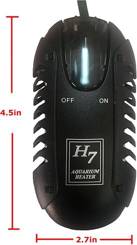 Aquarium Heater 100W/300W/500W Fish Tank Heater Submersible Auto Thermostat Turtle Tank Heater 10-90 Gallon with Protective Sleeve and 3 Suckers in Kuwait