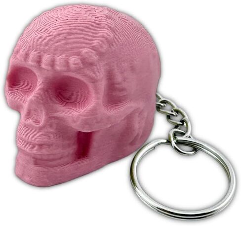 واقعية Aztec Death Whistle Keychain صراخ شبيهة بالإنسان أكثر من 125 ديسيبل ، مثالية للدفاع عن النفس (الوردي) in Kuwait