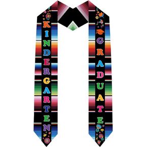 Kindergarten Graduation Stole Sash - Graduation Sashes Class of 2025, Colorful Grad Stoles for Preschool Students