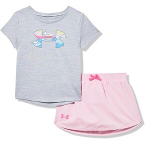 Under Armour girls Short Sleeve Tee & Short Set