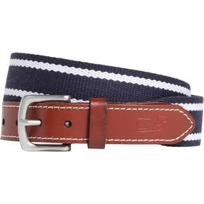 vineyard vines boys Boys Sailors Stripe Canvas Club Belt