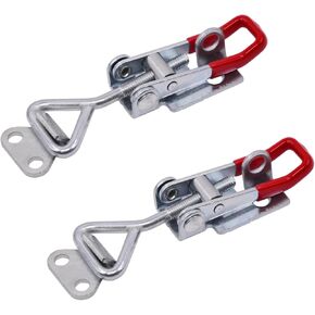 Adjustable Toggle Latch Clamp 4001,Make it Zinc-plated iron for Door Lid Jig, Tool Box Case,2Pcs