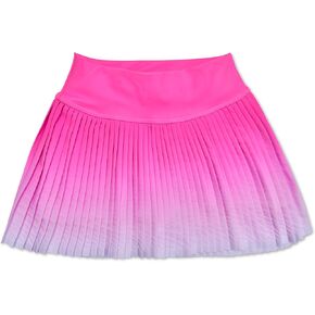 IScream Big Girls SPANDEX Blend مسطّب OMBRE SKORT للارتداء غير الرسمي والرياضي