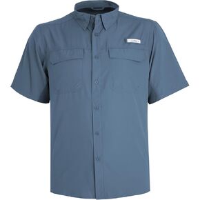 HABIT Men's Trappers Cabin Hybrid Short Sleeve Shirt