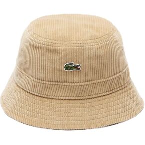 Lacoste Men's Cotton Corduroy Bucket Hat, Viennese, Small