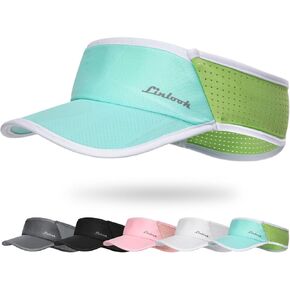 Sports Sun Visor for Men & Women Breathable Mesh, Stretchy Foldable Cooling Visor Hat for Running, Golf, Tennis, Hiking