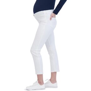Savi Parker Maternity Jeans for Women, Straight Leg Elastic Under Belly High Waist Pant, Pregnancy Clothes for All Seasons