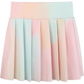 Girls Tennis Skirt Athletic Plate Skort A-Line Kids Golf Skirt مع الجيوب الرياضية السراويل للتشجيع