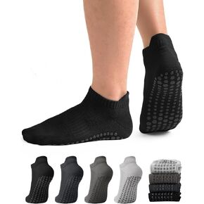 جوارب اليوغا غير القبضة للرجال ، الجوارب المضادة للانزلاق الجوارب ليلاتيس باري مستشفى كبار السن. in Kuwait