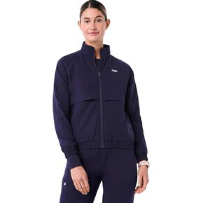 FIGS Sydney Scrub Jacket for Women — 5 Pockets, Classic Fit, Mesh Lining, 4-Way Stretch Women’s Scrub Jacket in Kuwait