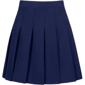 نساء فتيات مطويات تنس تنس عالية الخصر من طراز A-Line Schoy School Golf Skorts مع شورتات ، 2T-4XL