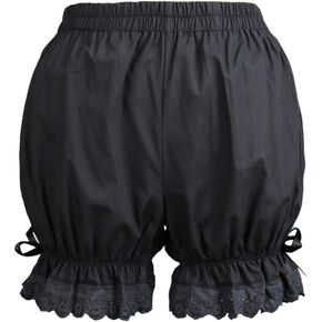 Women's Girls Cotton Cute Lace Pumpkin Pants Shorts Bloomers