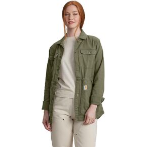 سلسلة Carhartt Women's Tencel Fiber Series Coathed Fit Canvas Coat