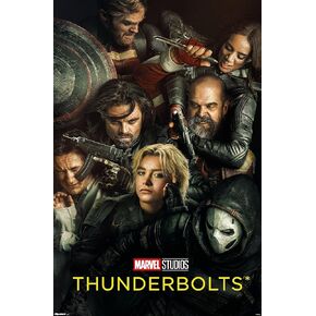 Trends International Marvel Thunderbolts (2025) - ملصق حائط ورقة واحد ، 34L × 22.4W ، إصدار غير مؤلف