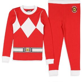 Power Rangers Toddler Boys' Red Ranger Character Costume Sleep Pajama Set