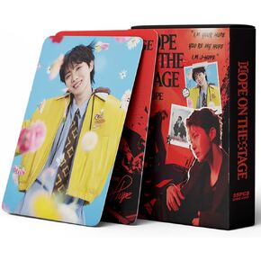 55 Pcs BTS J-Hope Kpop Photocards Hope On The Stage Album, Peripheral LOMO Cards