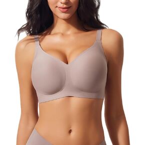 Bras for Women Jelly Cup Series Plus-Size Push Up Bra SexyTraceless Without Underwire Underwear JC01