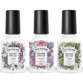 Poo-Pourri قبل رذاذ المرحاض ، ربيع 2 أوقية حزمة متنوعة-الفانيليا اللافندر ، بتلات الفانيليا و Santal ، ومطر الخيزران