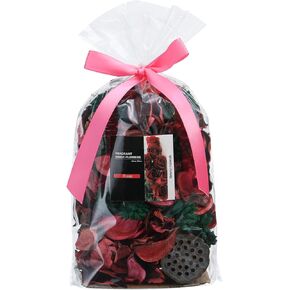 Spring Potpourri Bags, Potpourri Bowl Vase Filler, Rose Scented Dried Flowers, Home Decor Fragrance Sachet Petal, Fragrance for Bathroom Living Room Office Decorative (Rose Red)